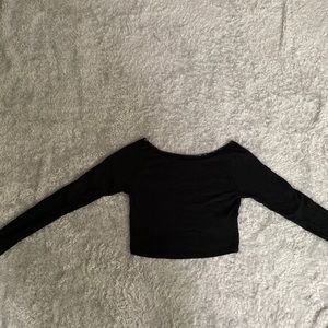 Wild fable Black crop top